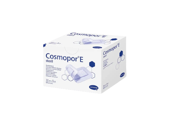 Абсорбуюча адгезивна пов'язка Cosmopor® E steril 7,2см x 5см 50шт